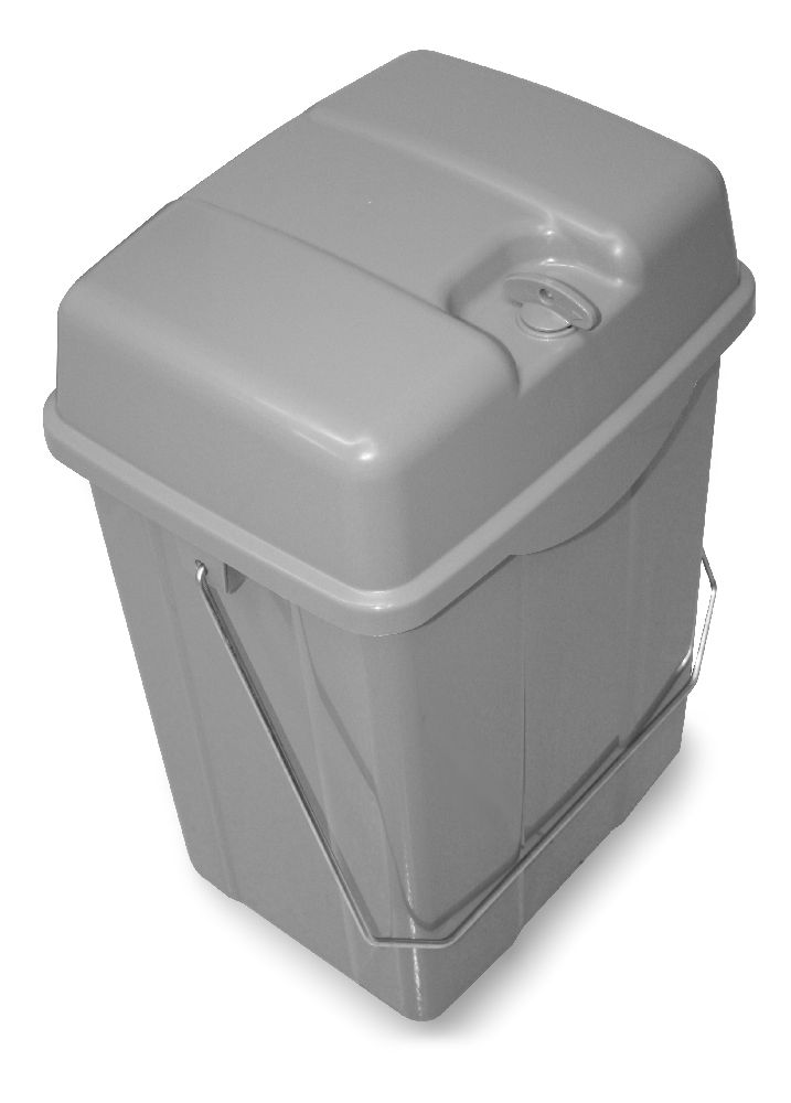 Contenitore per la raccolta differenziata – Pattumiera con coperchio e serratura – 00005175