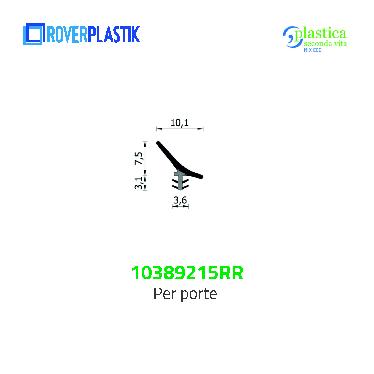 Guarnizione per porte – 10389230RB