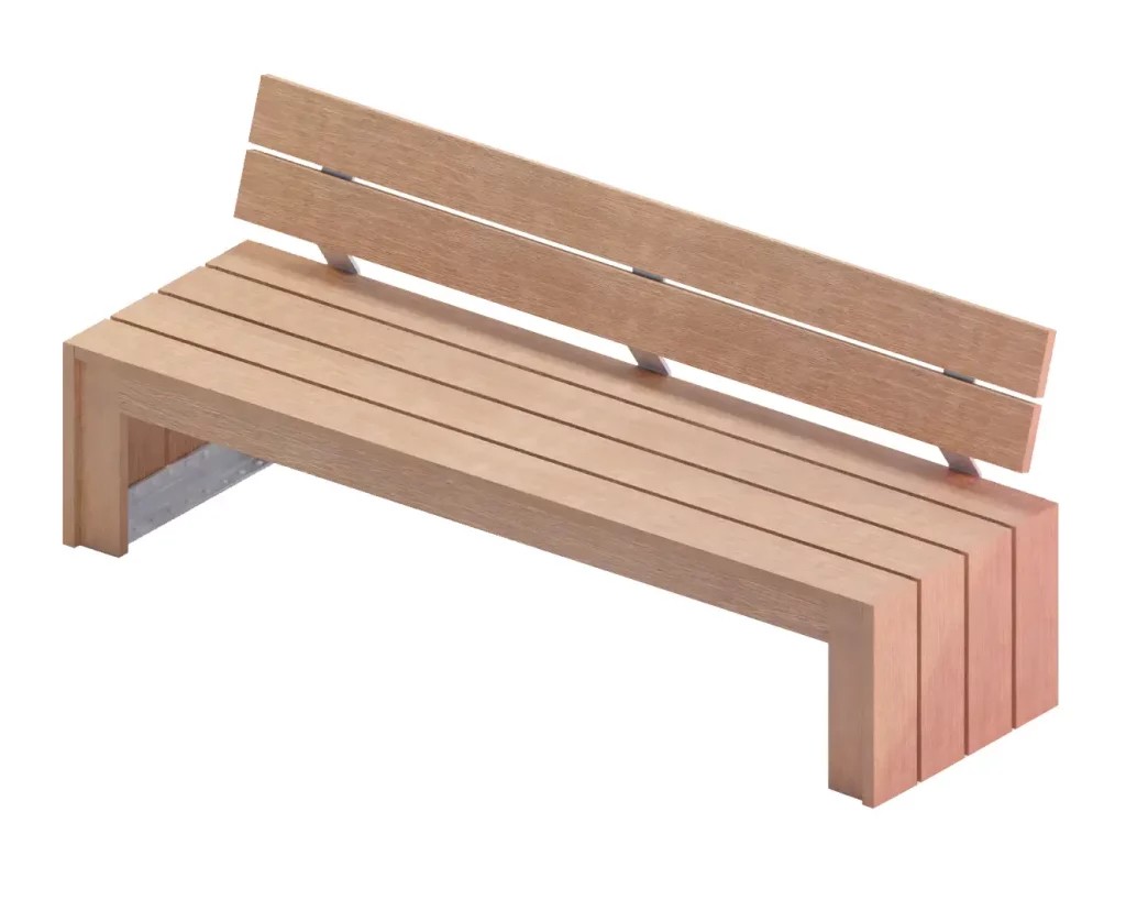 PANCHINE STRUTTURA IN ACCIAIO – L_MEMI