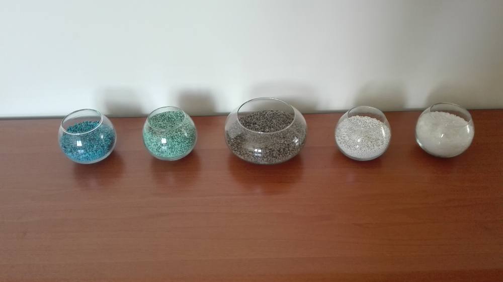 Granulo di LDPE da raccolta differenziata – Granulo PE-LD Ambra Rigenerato RD